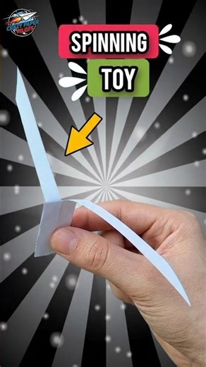 How to make the unique spinning toy with paper, amezing homemade origami Paper flying helicopter. 🚁
