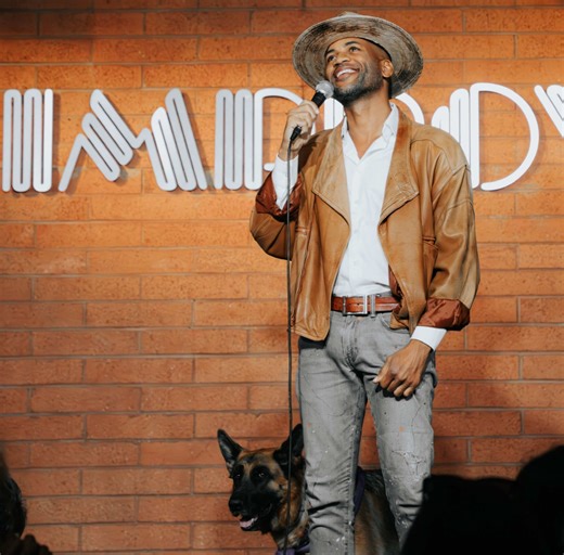 Viral Superstar Charles Kellam is the first comedian to ever bring a German Shepherd on stage and has a bone to pick with the universe | @vaselinebrand Serious Inquiries for stand up bookings | info@fruitfulrooster.com #comedy #fyp #viral #charleskellam #funny