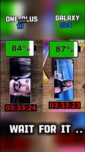 4000mAh vs 6000mAh? 🪫 Samsung S24 Dies FAST! OnePlus 13 vs Samsung Galaxy S24 Battery Test