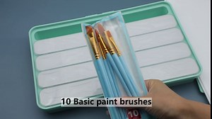 Artecho Gouache Paint Set, 24 Colors (30ml/1oz) with 10 Brushes & a Palette,Non-Toxic, Guache Paint for Canvas Painting - Professional Art Supplies for Artists, Students, Beginners, and Adults