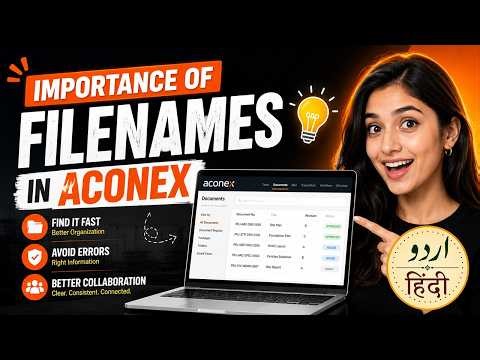 Importance of Filenames in Aconex | Oracle Aconex File Naming Rules Tutorial Urdu/Hindi
