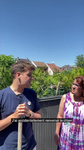 En reculant la voiture j'ai accidentellement roulé sur le chien... ou peut-être n'était-ce pas le chien...