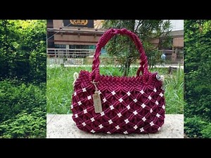 Latest bags part=4 / macrame crochet bags ‪@diymacramee‬
