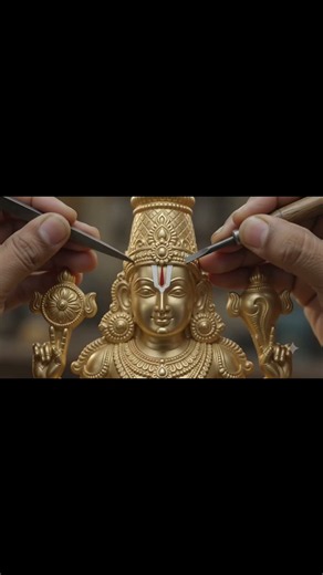 24K Gold Venkateswara Idol Making | 20-Step Divine Craft