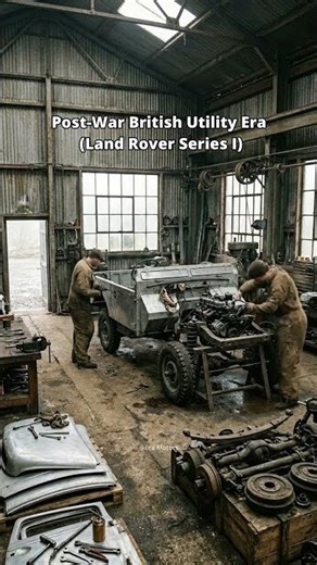 Building a 1948 Land Rover From Scratch 🚗⚙️ | Vintage Factory Timelapse #Shorts