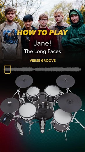 Learn How to Play the Verse Groove for “Jane” by The Long Faces 🥁