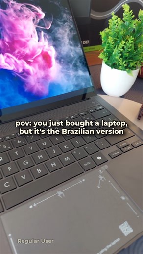 Regular User on Instagram: "do you guys keepthese stickers on, or do you just remove them to get a cleaner look? This laptop is the Zenbook S14 by @asus , if anyone is wondering #tech #laptop #desksetup #zenbook"