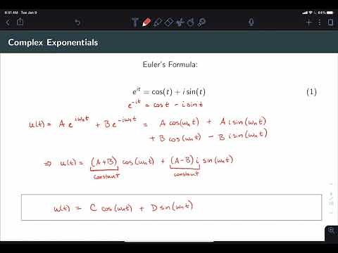 Unit 2.1- Free Vibration: Undamped systems