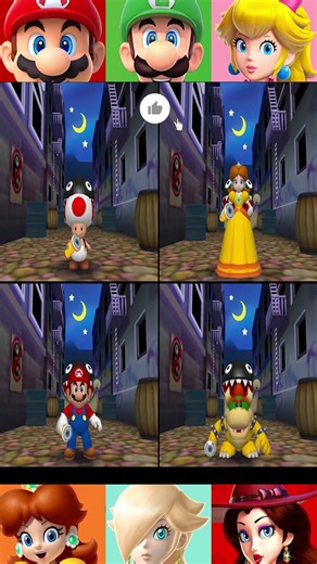 Toad vs Daisy vs Mario vs Koopa Kid – Who Survives the Chain Chomp?! 😱 #shorts #marioparty #minigame