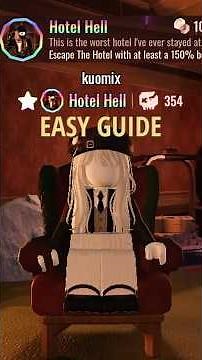 Stop Failing Hotel Hell! Easiest Way to Beat Hotel Hell 👁️ #doors #roblox