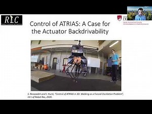 How Quasi Direct Drive Actuators Can Help in Human Like Bipedal Locomotion - Siavash Rezazadeh