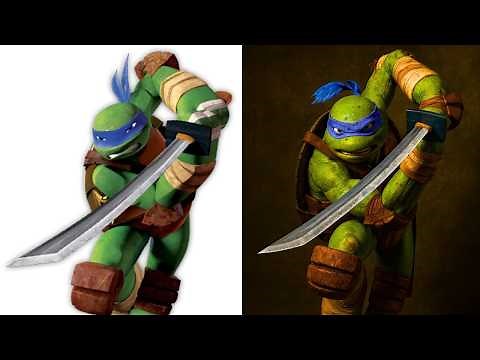 TEENAGE MUTANT NINJA TURTLES IN REAL LIFE, REALISTIC AND FAN ARTS VERSIONS