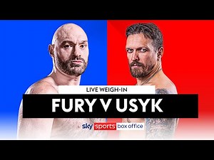 TYSON FURY VS OLEKSANDR USYK! | LIVE WEIGH-IN AND FINAL FACE-OFF 🔥