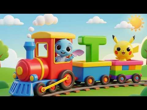 ABC Trains | Learn A to Z Train Words for Kids | Learning Alphabets | ABC Edu Spark