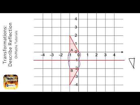 Transformations: Describe Reflection (Grade 3) - OnMaths GCSE Maths Revision