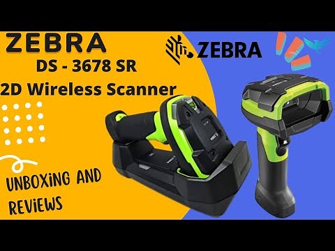 Zebra DS - 3678 SR 2D Wireless Barcode Scanner | Unboxing And Testing Video @prezotech .