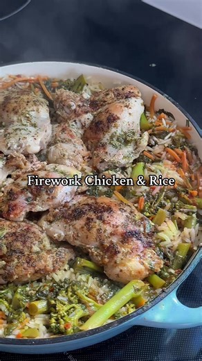 Firework Chicken & Rice: One-Pan Dinner Magic