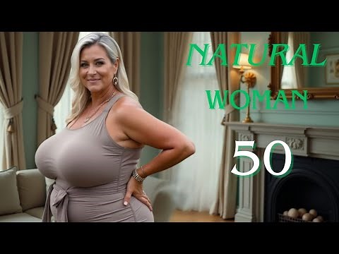 Over 50, charming with light and thin nightgown fashion Women over 50