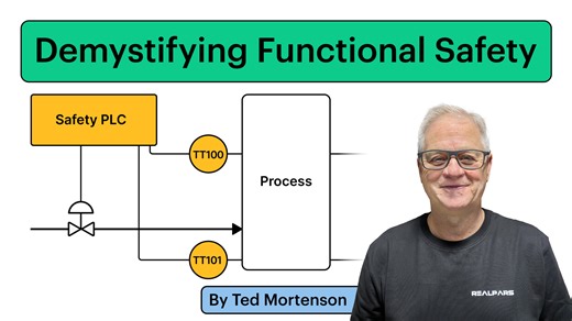 ▶ You can read the full post here: https://www.realpars.com/blog/functional-safety In this video, we explore the details of functional safety, an important part of industrial operations that helps prevent dangerous incidents. Starting with the confusing acronyms SIS, SIL, and MooN, we aim to clarify each term and discuss their interrelations and roles in maintaining safety. Understanding these concepts is crucial for anyone involved in regulatory process control systems, as they aim to minimize 