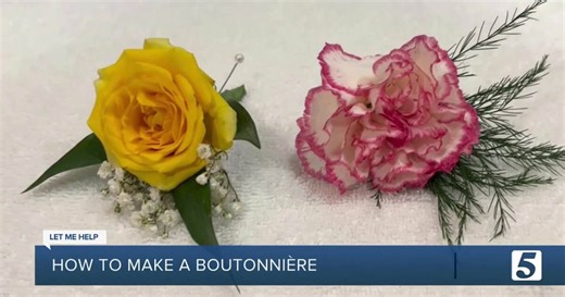 Let Me Help: How to make a boutonnière