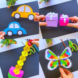 415K views · 4.2K reactions | Some handmade paper crafts for children  | Art Crafts | Facebook