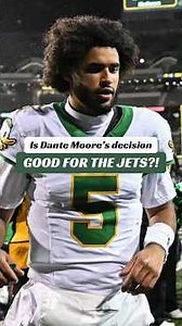 Could Dante Moore staying in school be GOOD for the #Jets?!
