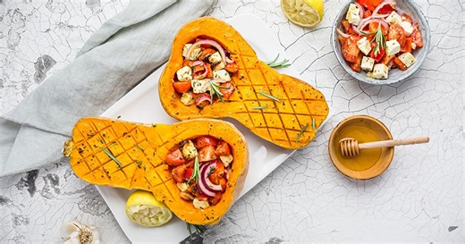 Butternut rôtie au four : plus besoin de l’éplucher  !