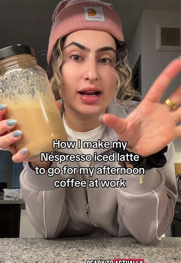 How to Make a Nespresso Iced Latte for Work