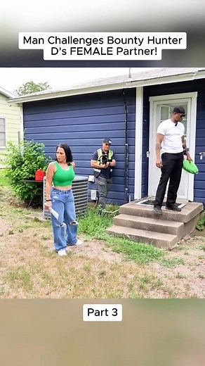 Man Challenges Bounty Hunter D's FEMALE Partner! Instant Regret #repo #repossession #bountyhunterD #vehicle #truck #repossessed #angryman #confrontation #dramas #intense #reallife #police #law #enforcement #debt #finance #impound #fyp | Hunter dolo9