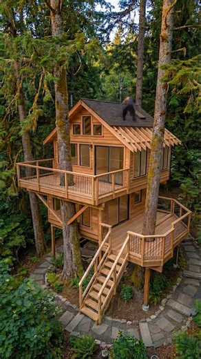 Building a Dream Treehouse in the Forest
