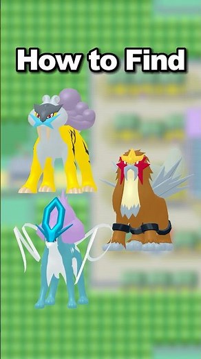 How to Find Legendary Beasts Entei Raikou Suicune Pokemon FireRed LeafGreen #pokemon