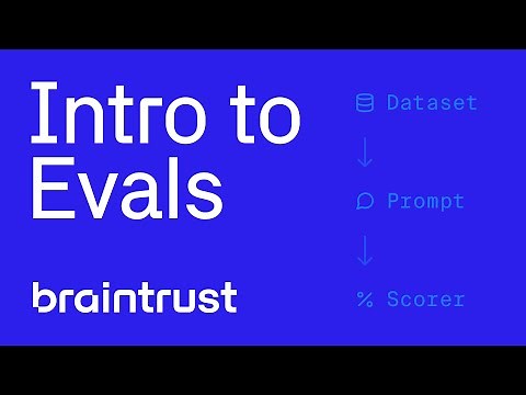 Intro to Evals with Braintrust