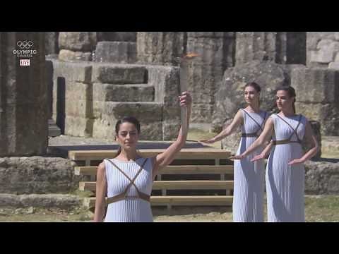 The Lighting of the Olympic Flame | Tokyo 2020