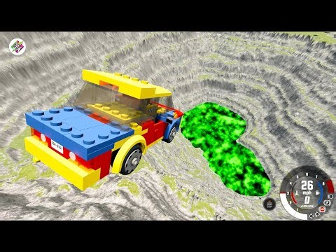 LEGO Car Crashes & Jump | BeamNG Bus