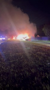 53K views · 513 reactions | 45 and West Rd - TX2K Pursuit, a hellcat ran from Deputies at Airtex and 45. The suspect exited West rd, and went West bound. He wrecked into another vehicle, and both cars exploded into flames. The passenger trapped in the car he hit, (correction) did survive. (2:00am) | Police Happenings | Facebook