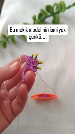 Yeni Mekik Oyası Modeli 🥰💕 #tatting #mekikoyası