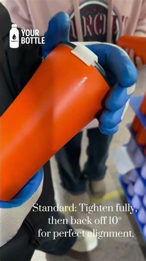 Standard for Perfect Lid Alignment | Manual QC at YourBottle #QualityControl #B2B