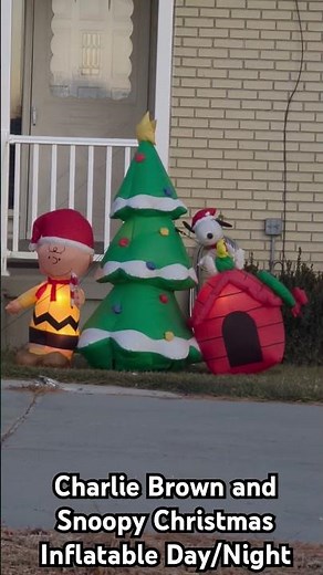 Charlie Brown Snoopy Inflatable #charliebrown #snoopy #peanuts #christmasinflatables #christmas