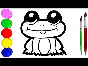 How to Draw a Frog Easy Drawing for Kids