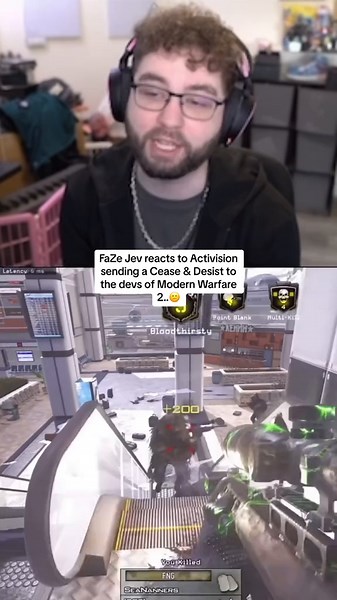 Activision Sends Cease & Desist: FaZe Jev Reacts | CoD MW2