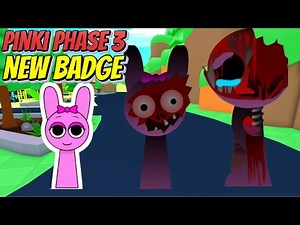 Roblox - How to get Pinki Phase 3 Badge in 3D Sprunki Sim + RP New Update