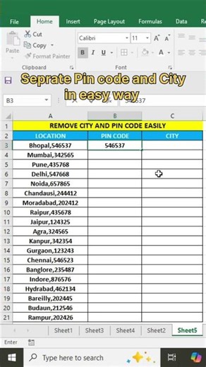 99.99% people don't know this excel trick. #excel #computereducation