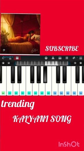 KALYANI" by ARJN x KDS x FIFTY4 x RONN on piano using the walk band app on mobile.
