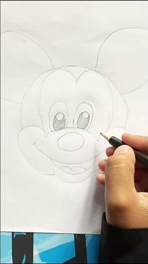 Mickey Mouse Pencil Drawing | Step-by-Step Tutorial