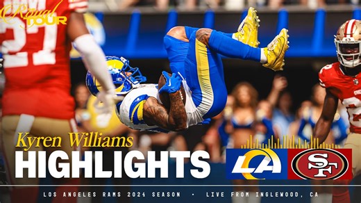 HIGHLIGHTS: Kyren Williams' best plays from 3-TD game vs. 49ers Week 3