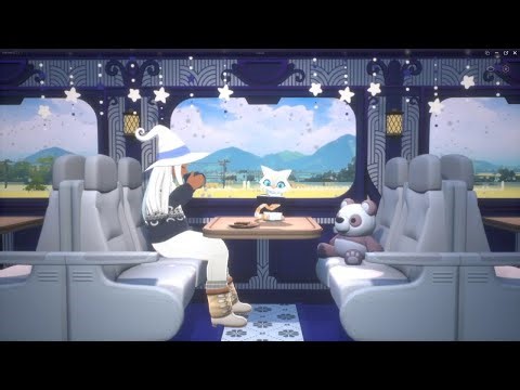 Peaceful Journeys : An Ambient Train Ride #calmingmusic #relaxingmusic #music