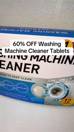 Love these washing machine cleaner tablets! Grab them now before the flash sale ends! #tiktokshopcreatorpicks #tiktokshopblackfriday #tiktokshopcybermonday #washingmachinecleaner #giftguide
