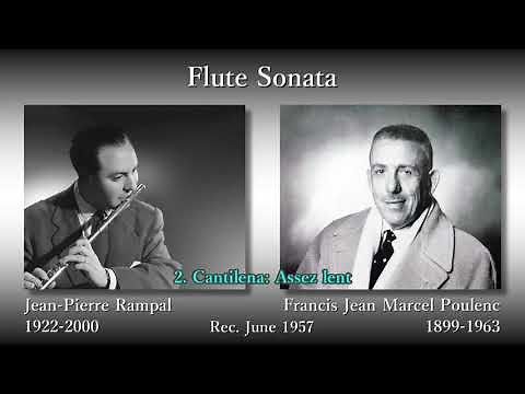 Poulenc: Flute Sonata, Rampal & Poulenc (1957) プーランク フルートソナタ ランパル＆プーランク