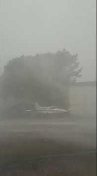 Damage caused by heavy rainfall in Pretoria