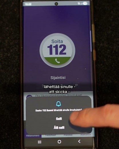 Saatko ilmoitukset 112-sovelluksesta? Varmista nämä asetukset #vspelastus #112suomi
